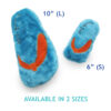 Beach Dog Blue Flip Flop Toy - Image 2