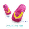 Beach Dog Pink Flip Flop Toy - Image 2